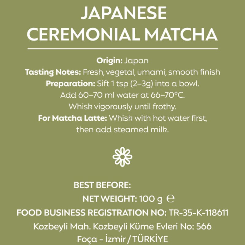 Alternative view of JAPANESE CEREMONIAL MACTHA